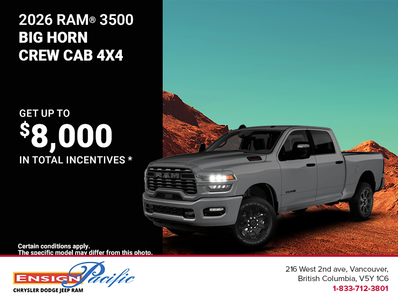 Get the 2026 RAM 3500