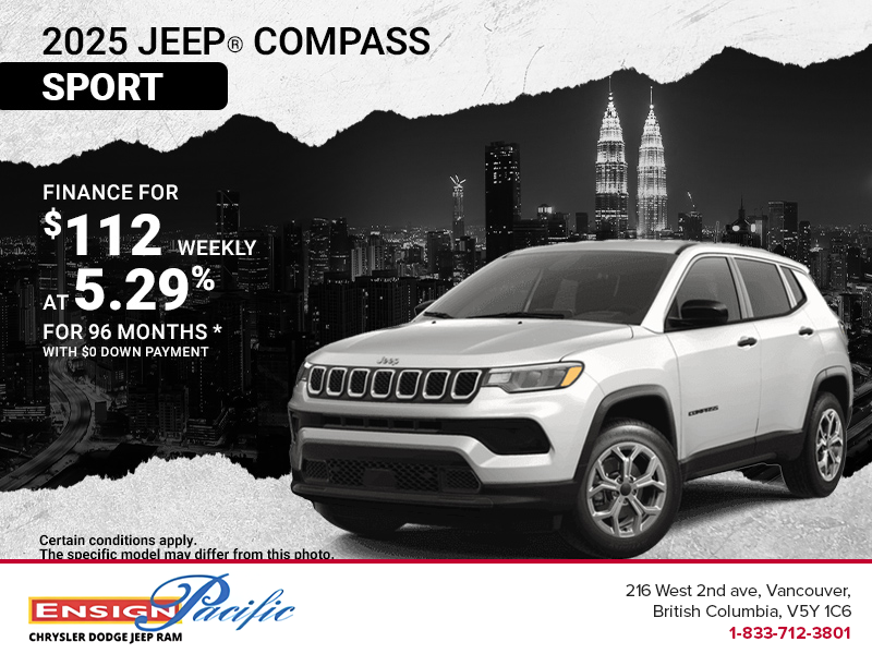 Get the 2025 Jeep Compass!