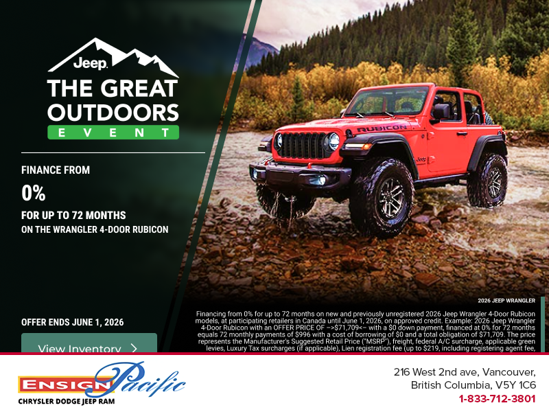 Get the 2026 Jeep Wrangler!