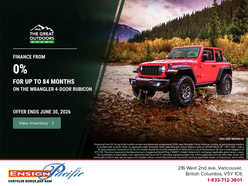 Get the 2026 Jeep Wrangler!