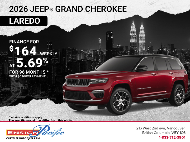 Get the 2026 Jeep Grand Cherokee!