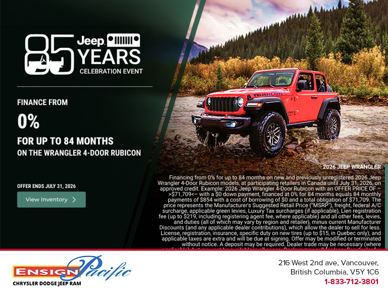 Get the 2026 Jeep Wrangler!