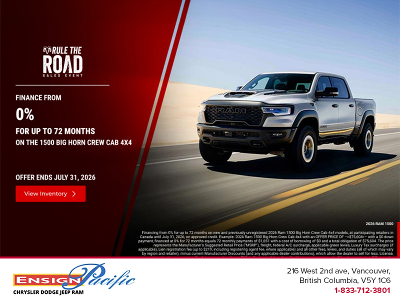 Get the 2026 RAM 1500
