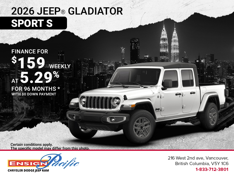 Get the 2026 Jeep Gladiator!