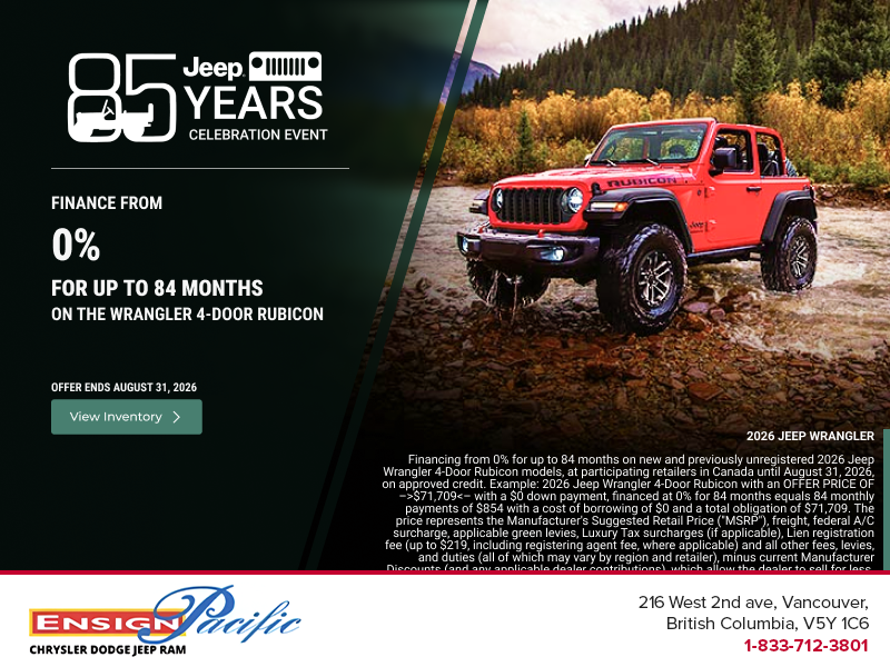 Jeep Monthly Event