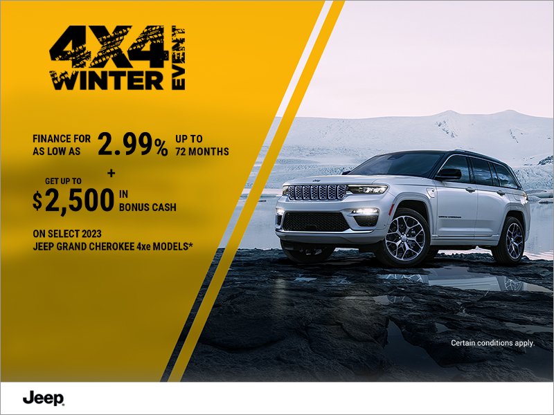 Get the 2023 Jeep Grand Cherokee!