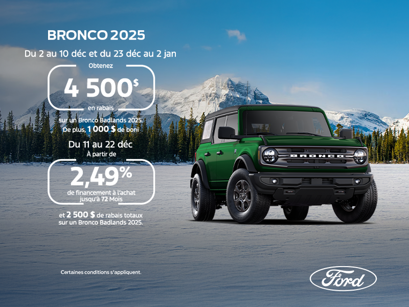 Ford Bronco 2025