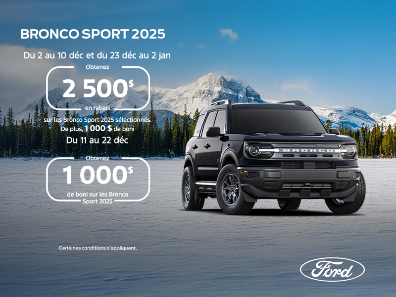 Ford Bronco Sport 2025