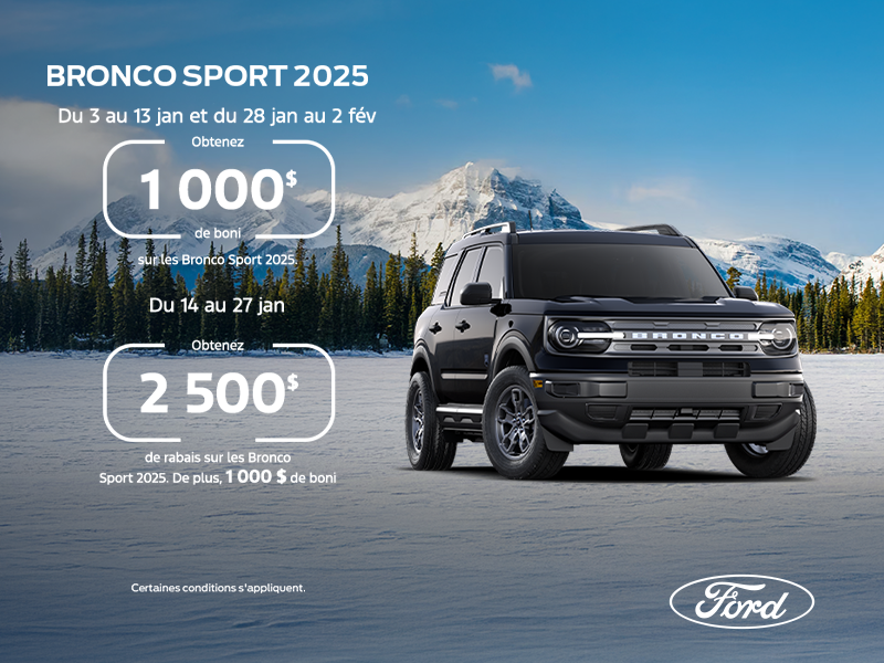 Ford Bronco Sport 2025