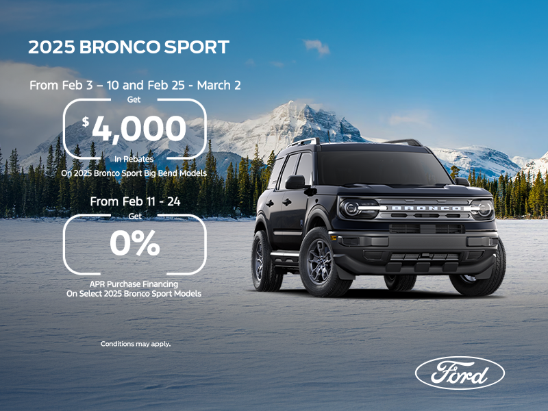 2025 Ford Bronco Sport