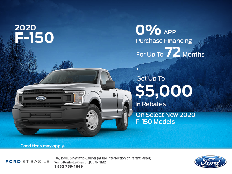 2020 Ford F 150 Ford St Basile South Shore