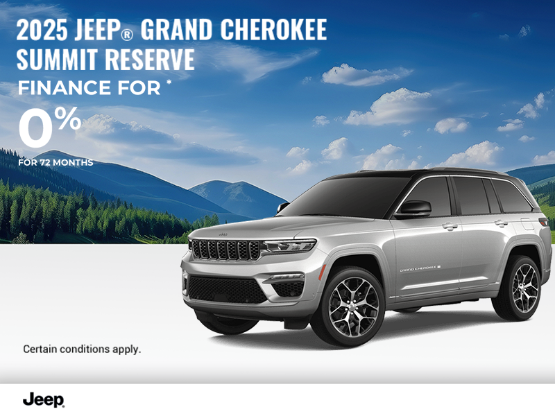 Get the 2025 Jeep Grand Cherokee!