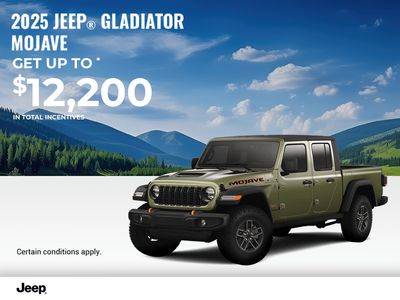 Get the 2025 Jeep Gladiator!