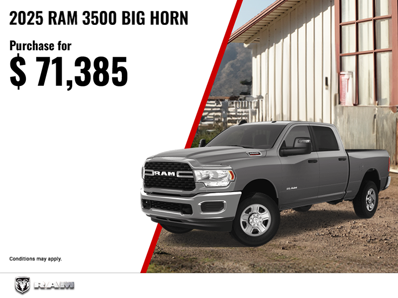 Get the 2025 RAM 3500