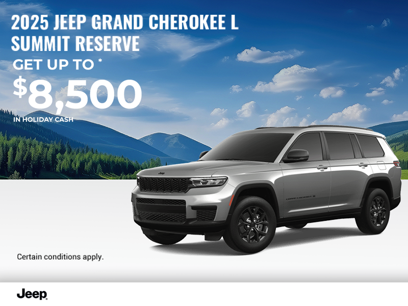 Get the 2025 Jeep Grand Cherokee L!
