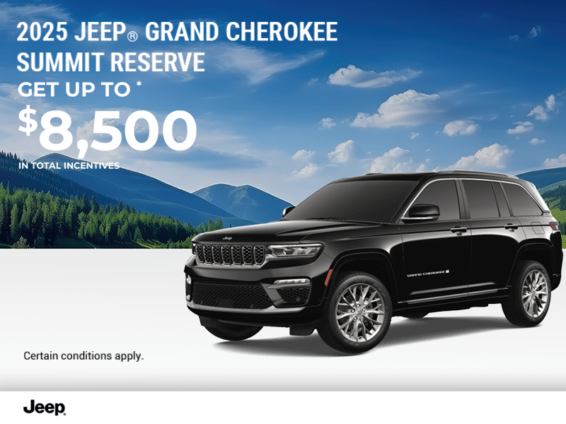 Get the 2025 Jeep Grand Cherokee!