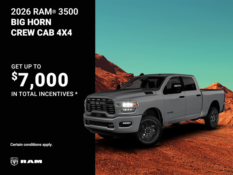 Get the 2026 RAM 3500