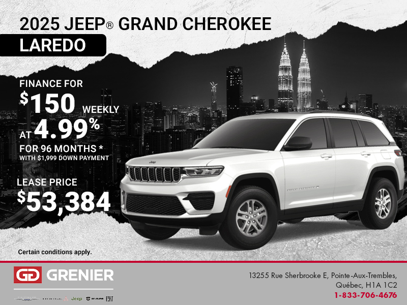Get the 2026 Jeep Grand Cherokee!