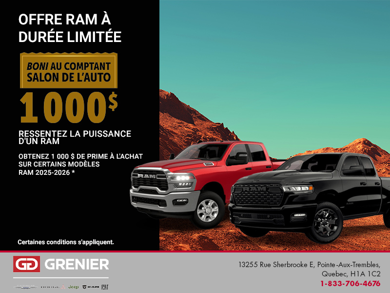 L'événement mensuel RAM