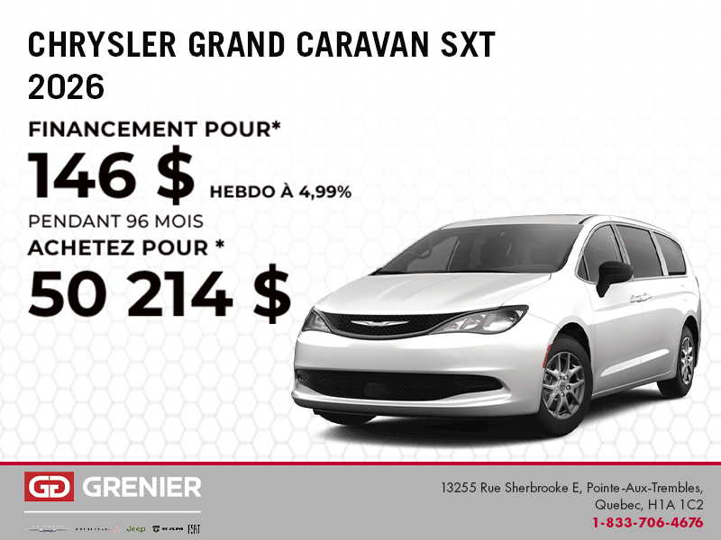 Chrysler Grand Caravan 2026