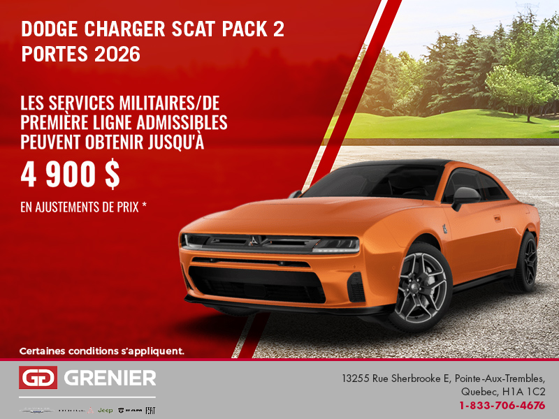 Dodge Charger 2-Portes 2026