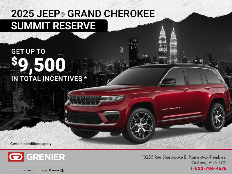 Get the 2025 Jeep Grand Cherokee !