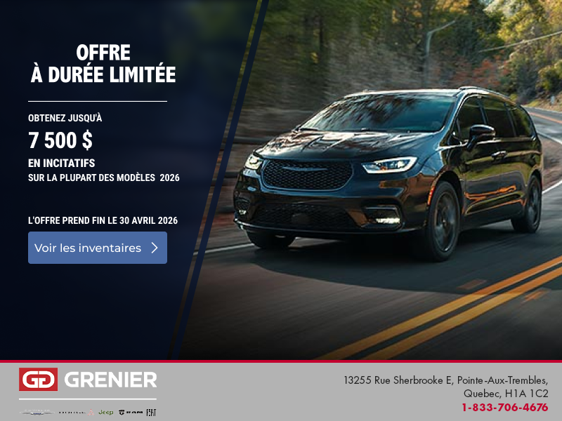 L'événement mensuel de Chrysler