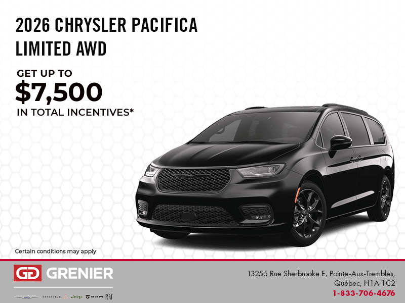 2026 Chrysler Pacifica