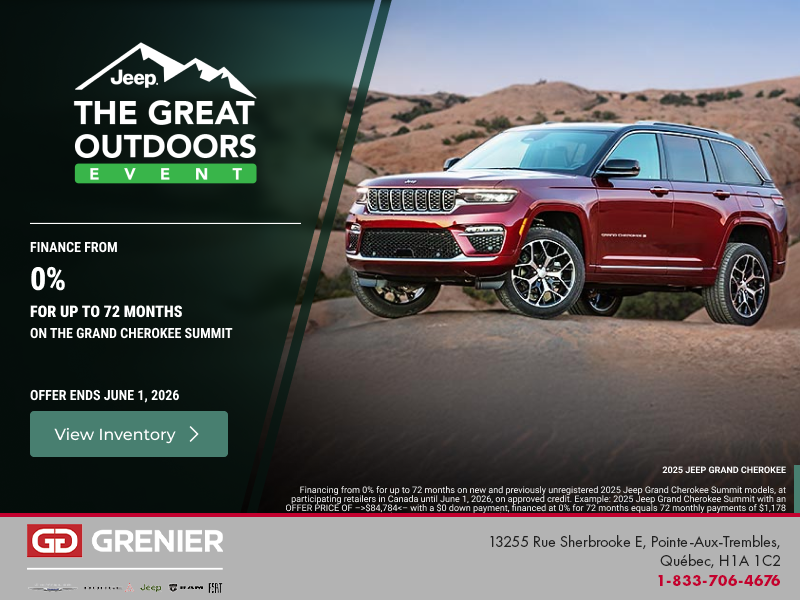 Get the 2025 Jeep Grand Cherokee !