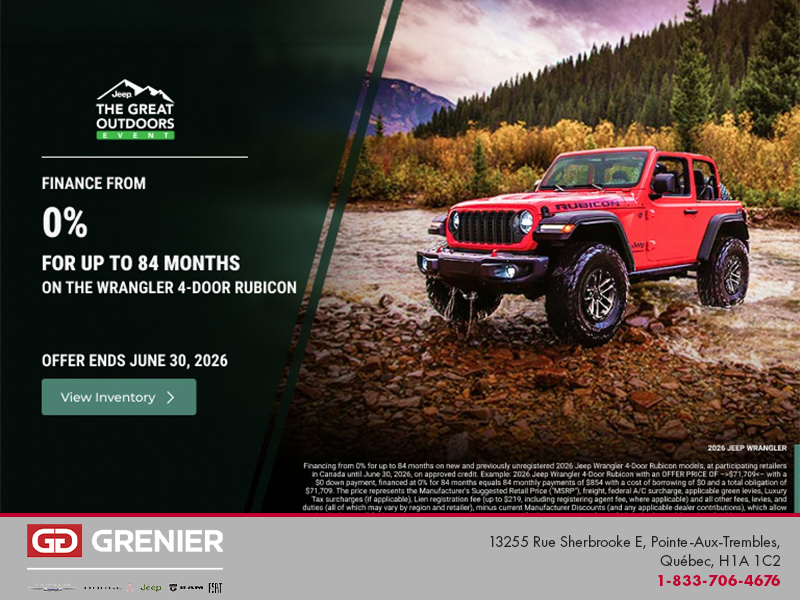 Get the 2026 Jeep Wrangler!