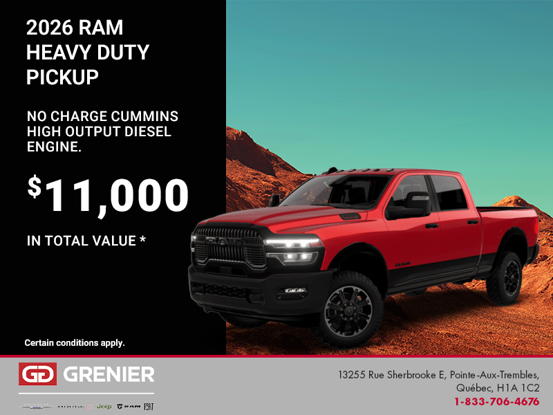 Get the 2026 RAM Heavy Duty