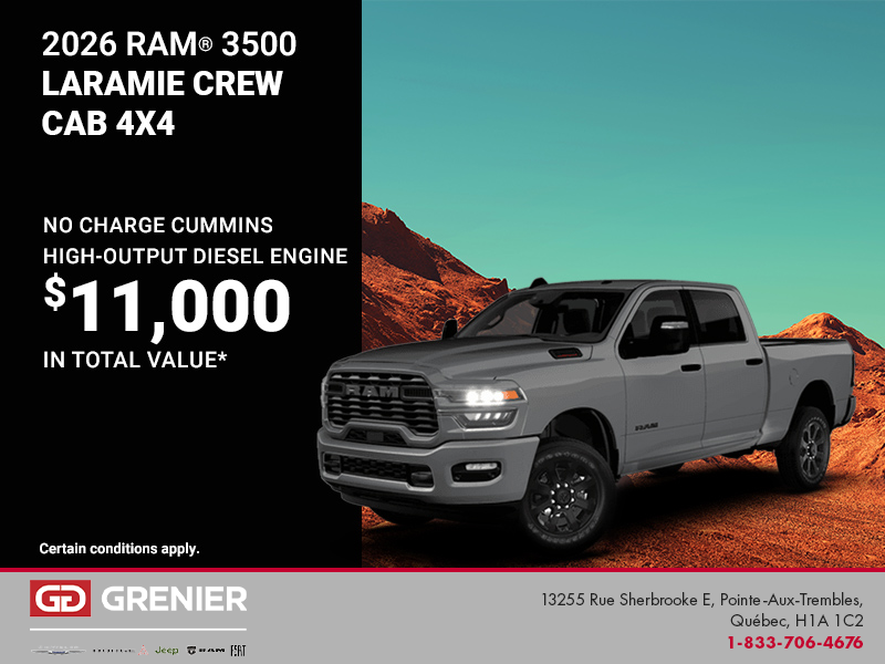 2026 RAM 3500