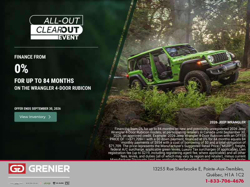 Get the 2026 Jeep Wrangler!