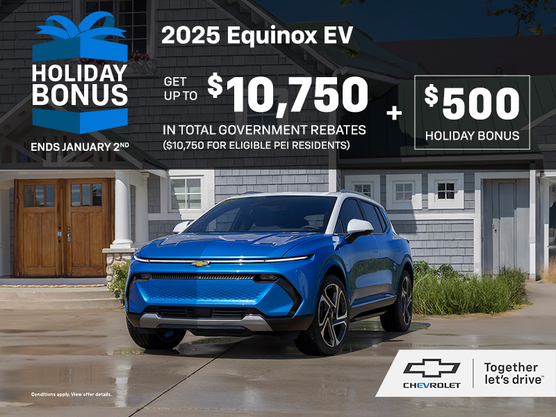 Get the 2025 Chevrolet Equinox EV Fox Chevrolet Ltd