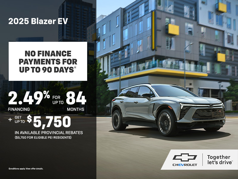 Get the 2025 Chevrolet Blazer EV