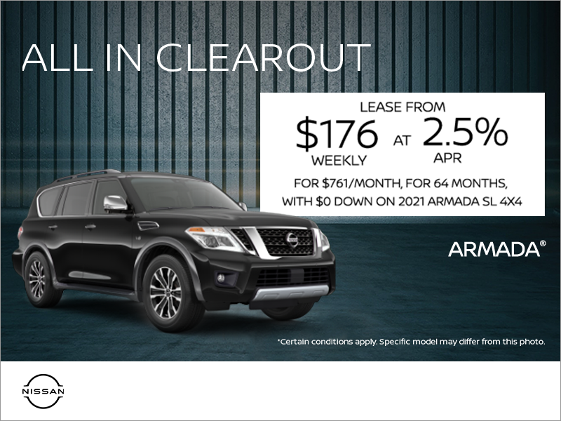 Fredericton Nissan in Fredericton Get the 2021 Nissan Armada Today