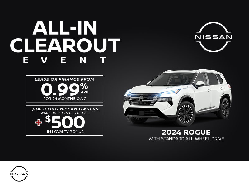 Fredericton Nissan in Fredericton Get the 2024 Nissan Rogue Today!