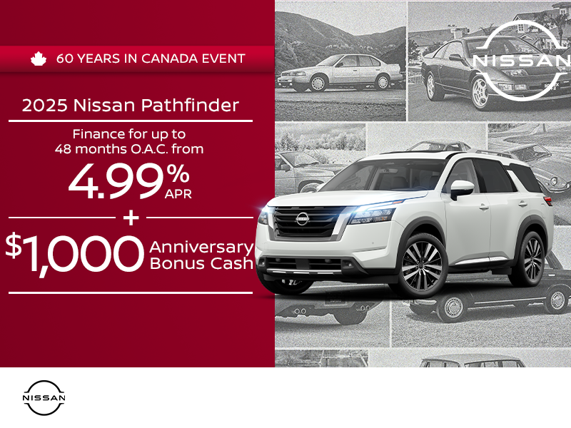 Get the 2025 Nissan Pathfinder Today!