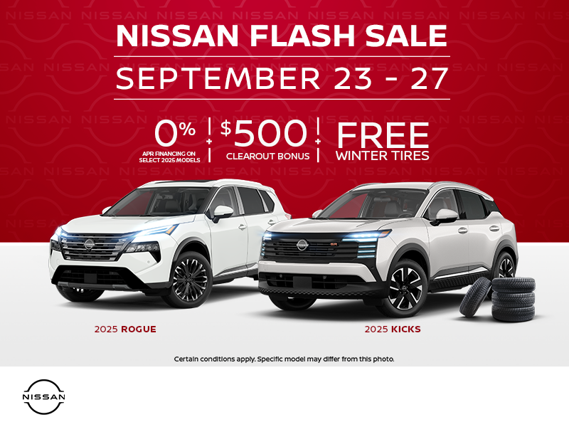Get the 2025 Nissan Rogue and Kicks Today!