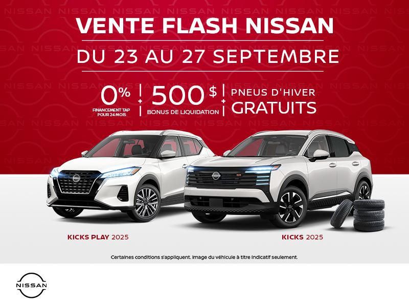 Obtenez le Kicks et le Kicks Play 2025 !