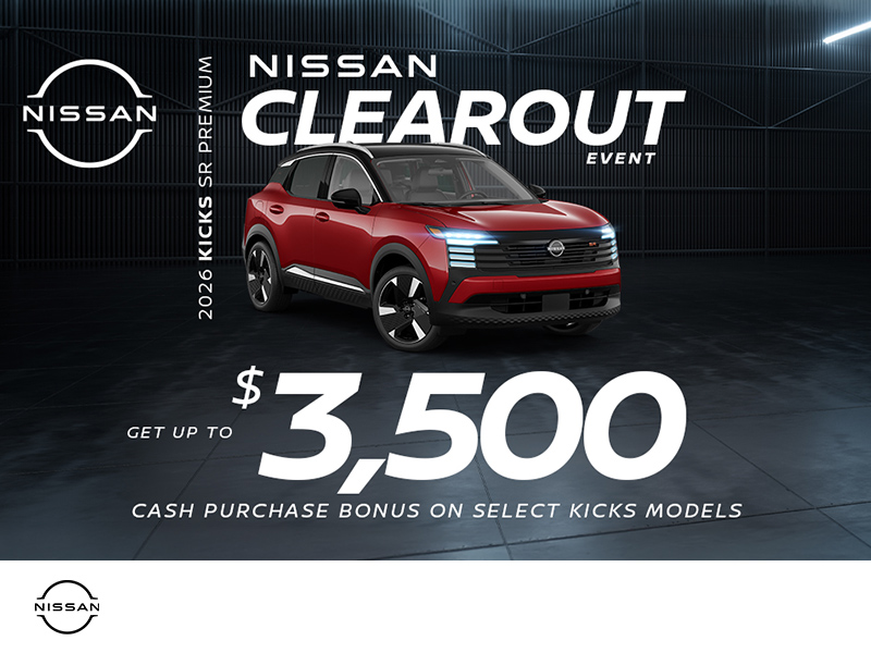 Get the 2026 Nissan Kicks Today!