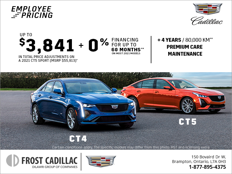 Cadillac Employee Pricing Event