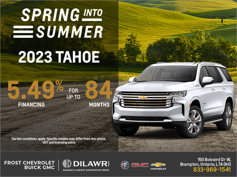 Get the 2023 Chevrolet Tahoe