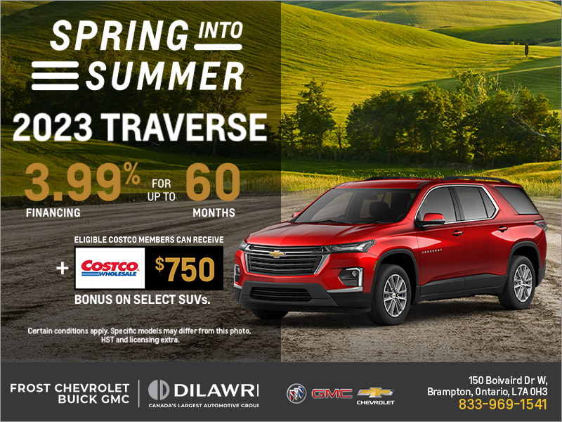 Get the 2023 Chevrolet Traverse