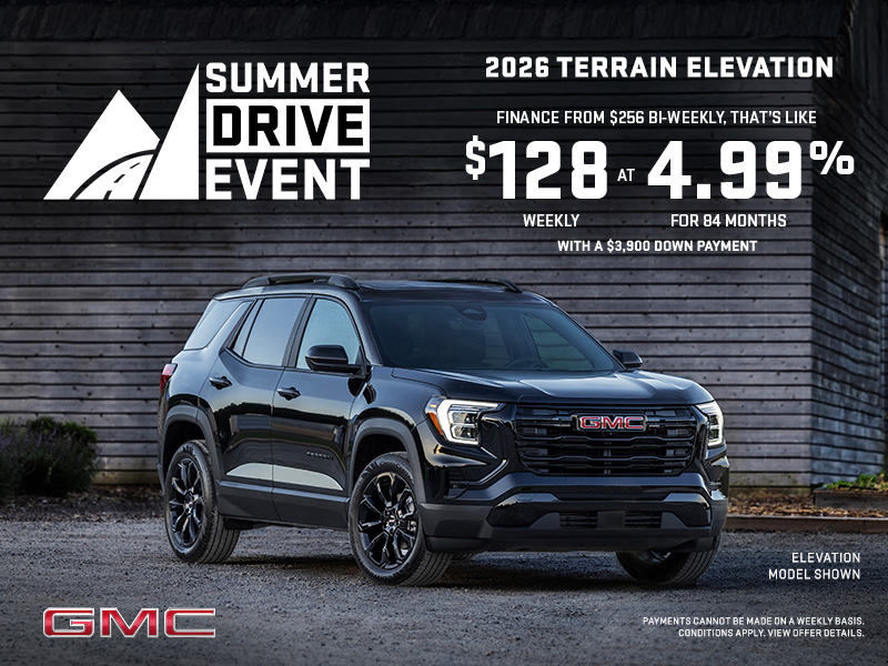 The 2026 GMC Terrain Elevation