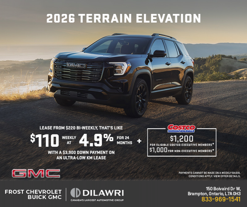 The 2026 GMC Terrain Elevation