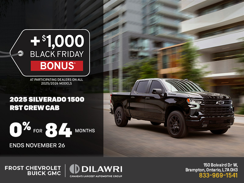 Get the 2025 Chevrolet Silverado 1500 RST Crew Cab