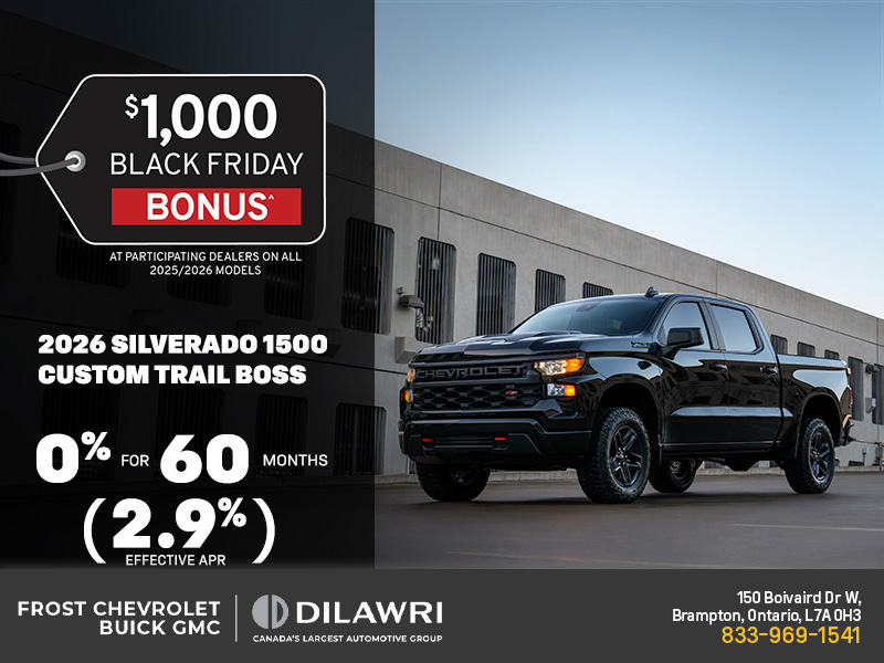 Get the 2026 Chevrolet Silverado 1500 Custom Trail Boss