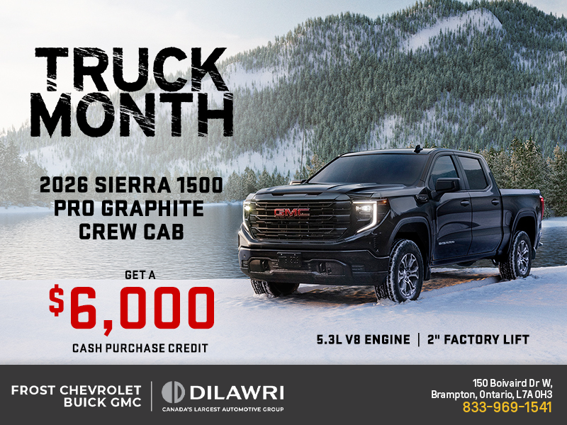 The 2026 GMC Sierra 1500 Pro Graphite Crew Cab