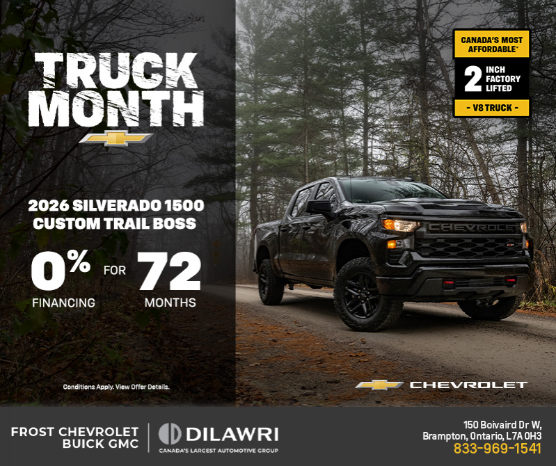 Get the 2026 Chevrolet Silverado 1500 Custom Trail Boss